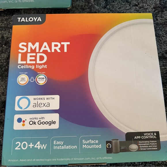 Taloya Smart LED Ceiling Light - Picture 2 of 4